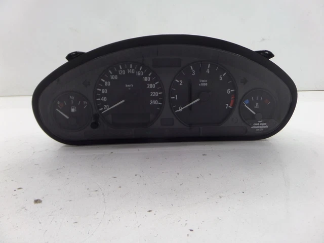 BMW Z3 Instrument Cluster Speedo Gauges 2.8 A/T 115K KMS KPH E36/7 62.11-8389872 BMW Z3 Instrument Cluster Speedo Gauges 2.8 A/T 115K KMS KPH E36/7 62.11-8389872