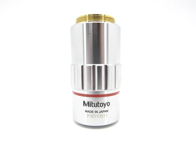 Mitutoyo M Plan Apo 5x 0.14 8/0 f=200 Microscope Objective Lens