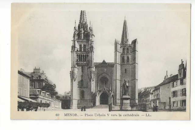 48  Mende  Place Urbain V Vers La Cathedrale