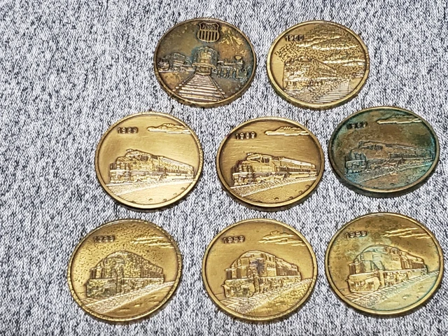 ONE Union Pacific Coin, Safety Through Quality, Trains, Railroad 37 mm Coin