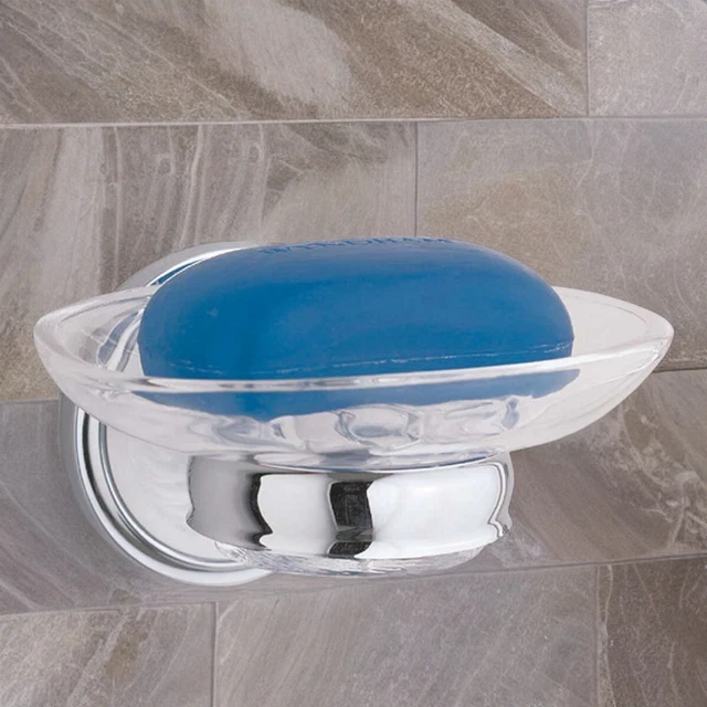 Victorian Soap Dish Chrome Brass Porcelain Holder | Renovator's Supply