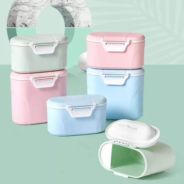 Dispensador de leche infantil en polvo Formula recipiente de alimentos olla almacenamiento Baql