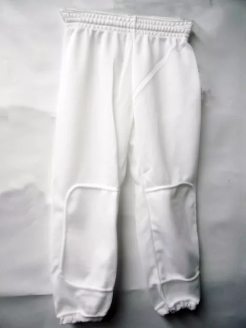 NEW Genuine Rawlings Youth Boys Pull Up Baseball Pants YCPCDKR White Size M Med