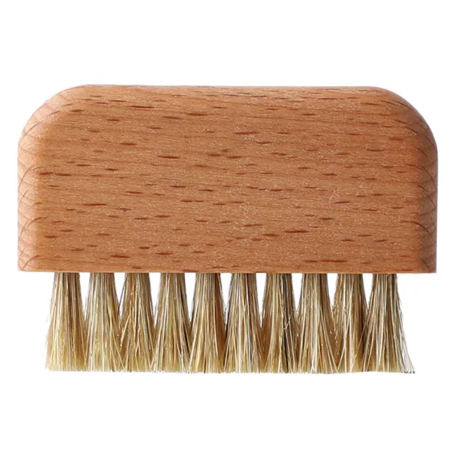 New Natural Bristle Wooden Wood Manicure Nail Cleaning Brush Scrubbing To-lk