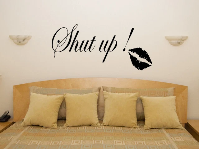 Autocollant Mural Décoratif 'OMG Oh My God' - Citation TOWIE/Essex - Style Contemporain Noir