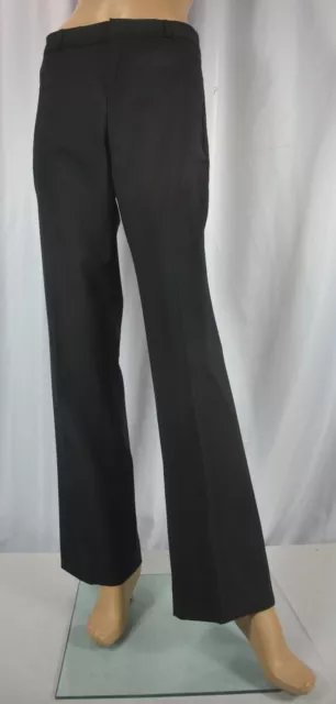NWT Size 10S 10P Banana Republic Black Logan Trouser Washable Wool Pant #383781