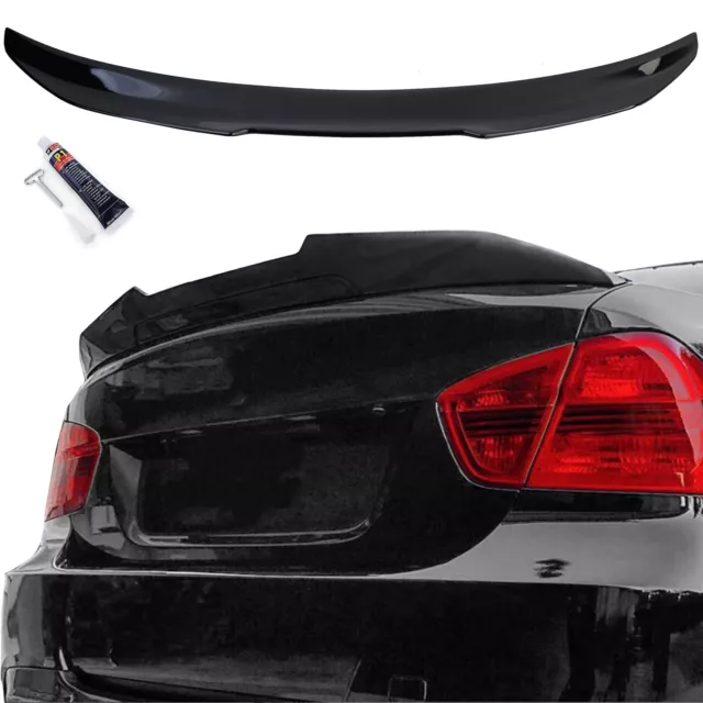 Aileron Spoiler Lame Levre De Coffre M4 Noir Bmw Serie 3 E90 2005 A 2012