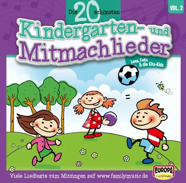 Felix & Die Kita-Kids Lena - Die 20 Schönsten Kindergarten-...  Cd Vol. 2 Neuf