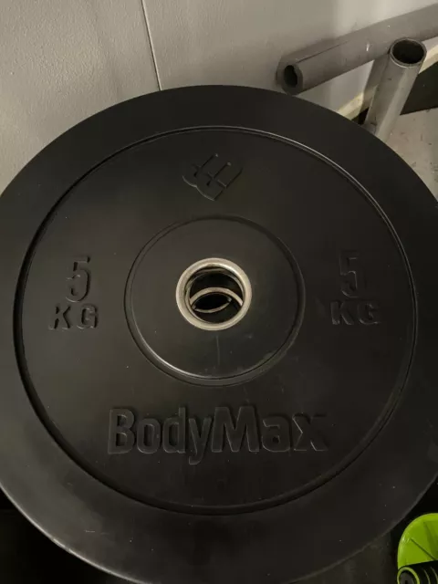 5 kg Bodymax rubber bumper weight plate