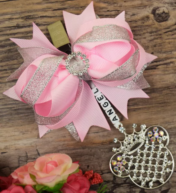 Personalised stunning pram charm in baby pink girls boys