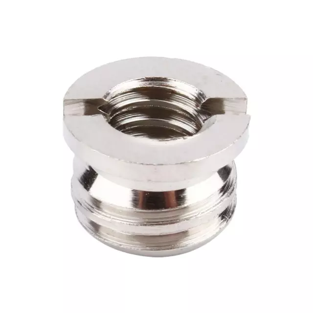 Female 1/4 to Male 3/8 Convert Screw Adapter Silver For Tripod Monopod Ballhead