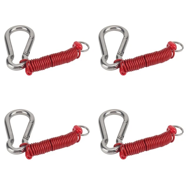 Spring Buckle Rope 4X TRAILER SPRING Rope Safety Buckle,Zip 4 Foot Breakaway Cable 80-01 ...