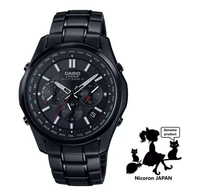 Reloj CASIO LINEAGE para hombre LIW-M610DB-1AJF Reloj con radio solar...