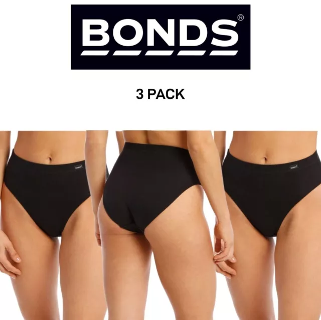 BONDS WOMENS COTTONTAILS With Extra Lycra Hi-Cut Breathable Brief