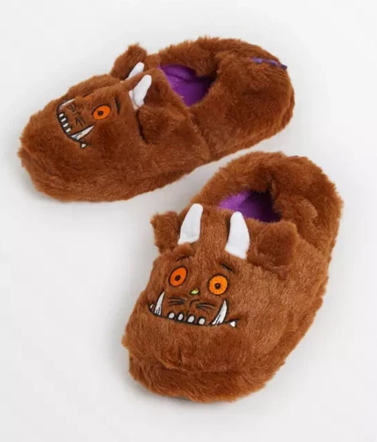 GRUFFALO BOYS SLIPPERS Shoe Size 8 9 BNWT From Sainsburys 7.99