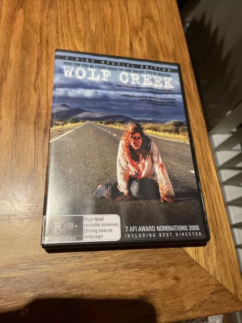 Wolf Creek  (DVD, 2005) 2 Disk  Special Edition - Australia Horror - Region. 4