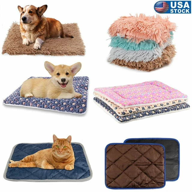 Soft Winter Pets Dog Cat Bed Mat Fleece Pet Cushion House Warm Blanket Pad