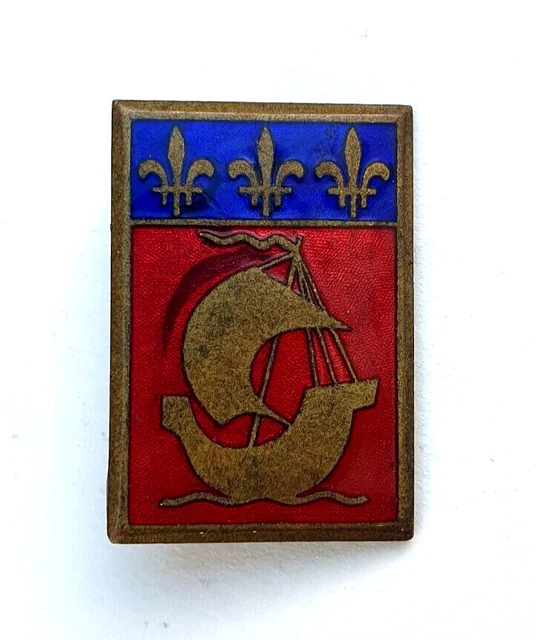 INSIGNE AERONAVALE. ESCADRILLE 4S1/13S. AB PARIS + poinçon EUR 110,00