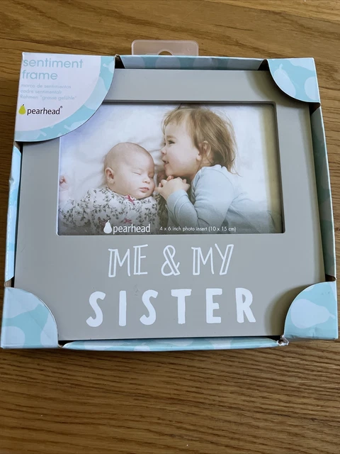 Me My Sister Sentiment Photo Frame Big Sister Or Brother Gift Sibilng Pictures G