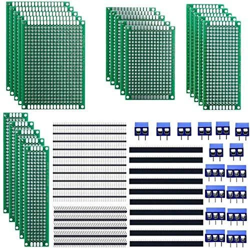 beihuazi® PCB Prototype Carte de Circuit Imprimé à Double Faces 20Pcs PCB Boa...