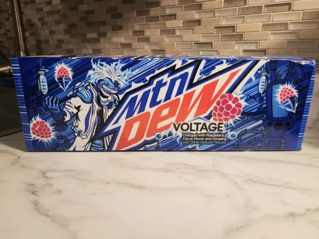 Mountain Dew VOLTAGE Soda Soft Drink (1) 12 Pack of 12 oz Cans MTN