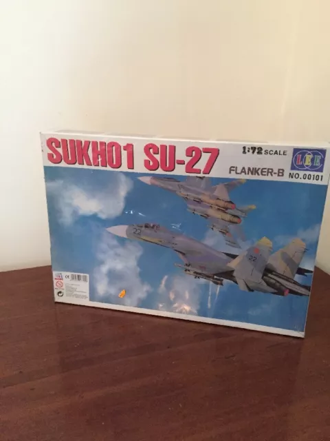 Sukh01 Su 27 Flanker B Jet Aereo Caccia Modello Kit 1:72 Lee Plastic Model Mig