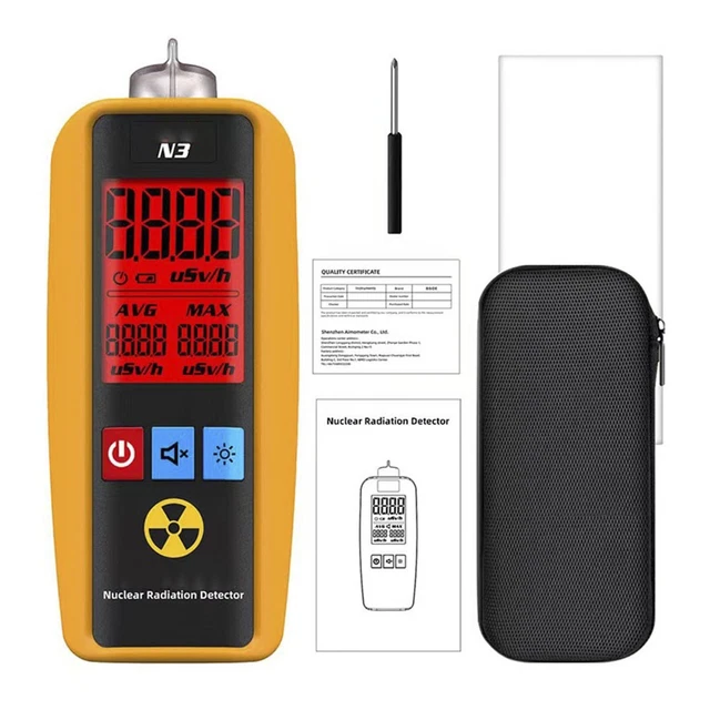 High Precision Detection of X rays Gamma Rays and Beta Rays N3 Geiger Counter
