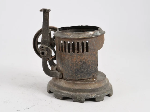Machine à vapeur horizontale ancienne pour restauration 21 x 21 cm
