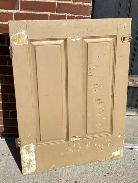 19thC. Cupboard, Cabinet Door w/ 2 Raised Panels ~ Mortise, Tenon & Wood Pegged