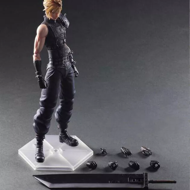 New Play Arts Kai Final Fantasy VII Remake Cloud Strife PVC Action Figure Statue