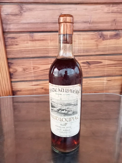 75 cl CHATEAU DE LA NERE GRAND 1ER CRU HAUT LOUPIAC CREME DE TETE 1955 68 ans!!!