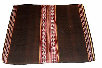 Fine old Manta textile, Bolivia around 1940, ca. 109 x 89 cm 2