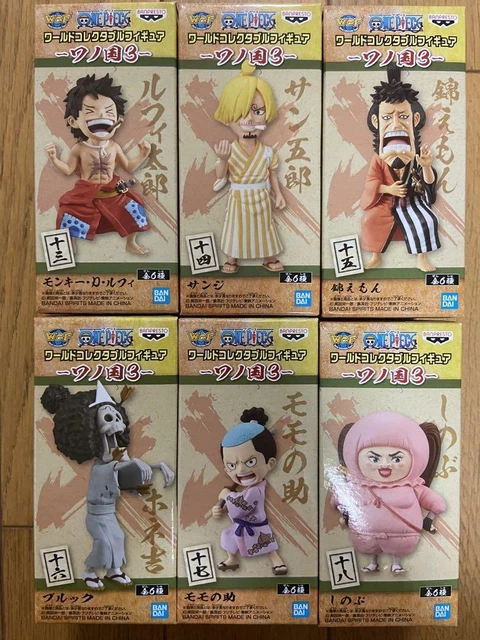 ONE PIECE FIGURE World Collectible Wano Country 3 Complete Ruffy Kin ...