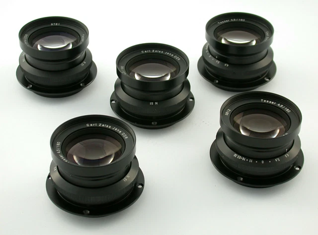Carl ZEISS Jena Tessar 4,5/180 180 180mm F4,5 NOS Lagerware neu screw-on 1021