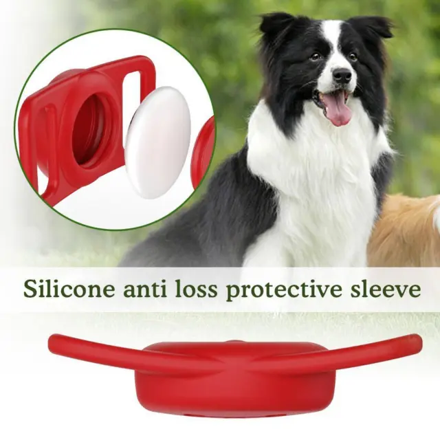 Waterproof Airtag Dog Collar Holder, Anti-Lost Protective Cover Case яс