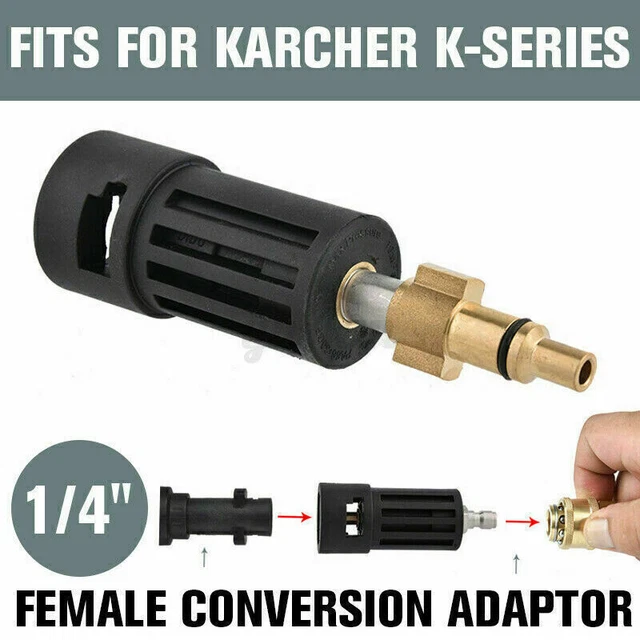 Adattatore Di Conversione Per Idropulitrice Da 1/4'' Per Karcher K Series Femmina Parkside 88383836