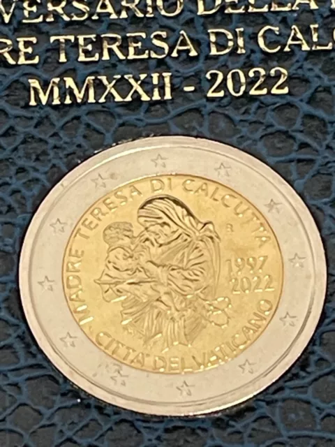 2 euro commemorative BU - VATICAN 2022 - MERE TERESA