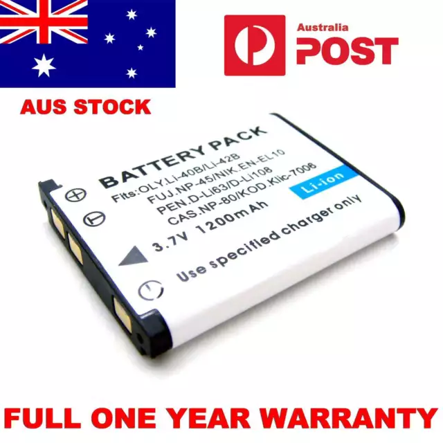 Battery Pack For Nikon EN-EL10 MH-63 MH63 25752 25747 AUS STOCK Brand New