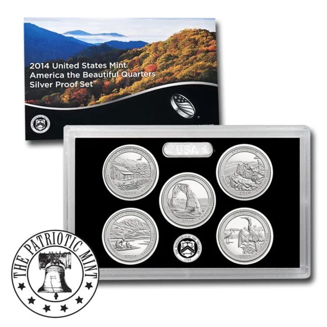 2014-S Silver Quarter ATB Proof Set (OGP/COA)