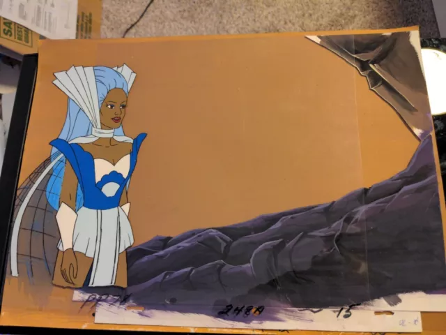 She-Ra Animation Cel vintage PP MOTU cartoon production art Background he-man I1