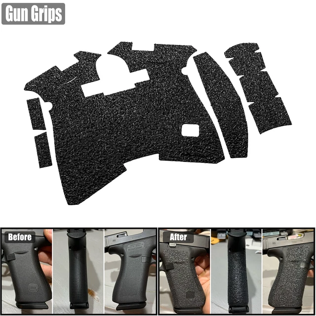 TEXTURED RUBBER GUN Grips Wrap for Glock 19X Glock 45 Rubber Grip Tape