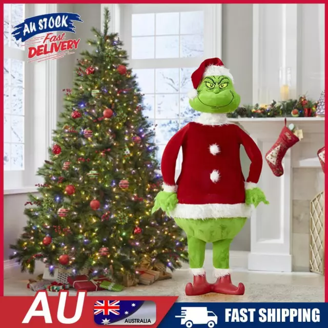 23.6IN How the Grinch Stole Christmas Plush Doll Xmas Tree Wreath Decor Props