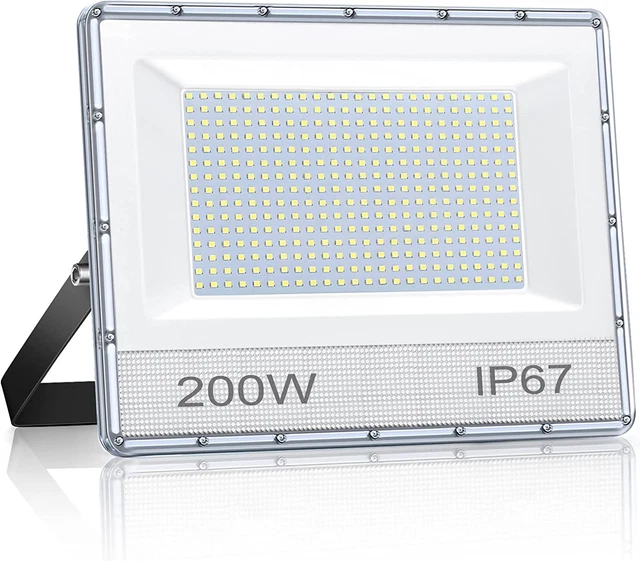 FARO LED 200W Faretto Professionale da Esterno Sottile Slim IP65 FARO LED 200W Faretto Professionale da Esterno Sottile Slim IP65