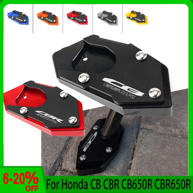 For Honda CB650R CBR650R CB CBR 650R CNC Kickstand Foot Side Stand Extension Pad