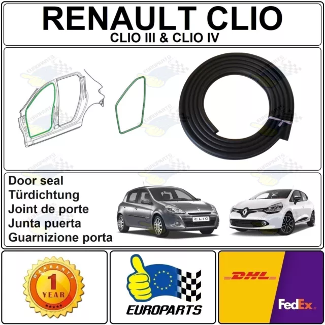 Renault Clio 3 & Clio 4 Joint De Porte Avant Ou Arrière 8200428873 808324424R
