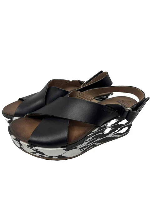 CLARKS STASHA HALE Wedge Sandals Yellow 6 D 28.50 PicClick UK