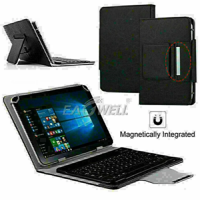 Universal Wireless Keyboard Leather Case Cover Stand For iPad Lenovo Tab 7~8in