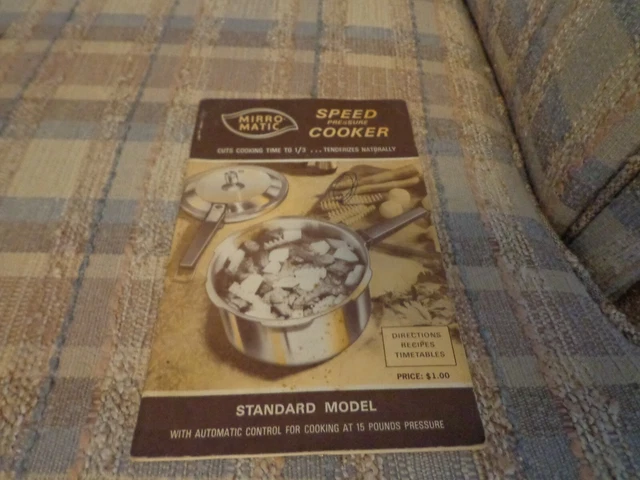 Mirro pressure sales cooker recipe book