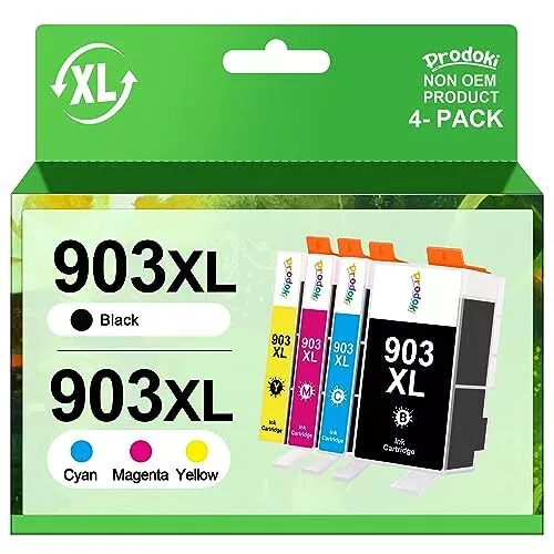 Cartouche compatible HP 903XL - pack de 4 - noir, cyan, magenta, jaune - ink