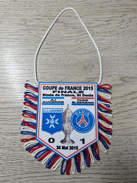 Écharpe AJ Auxerre - USBC Boulogne - 1/4 Finale Coupe De France 2005 - Vintage